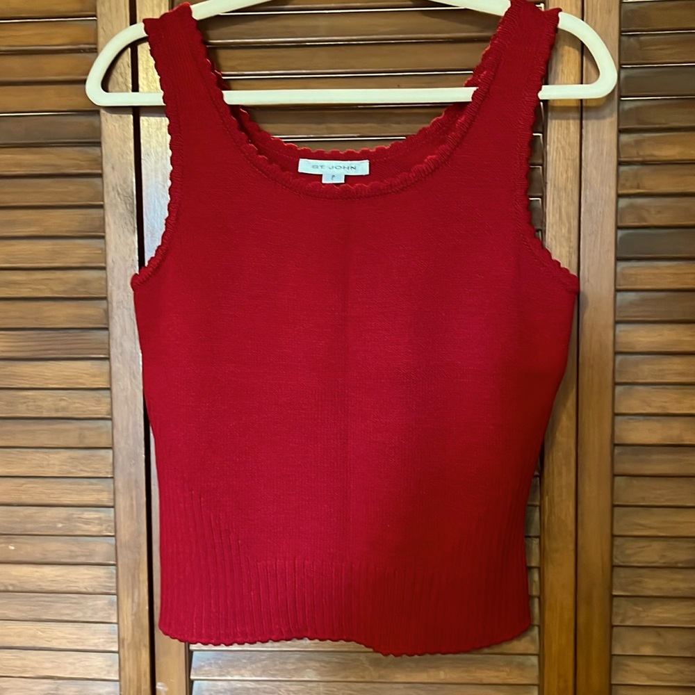 St John sleeveless sweater